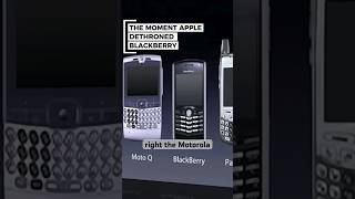 The moment Apple dethroned blackberry #apple
