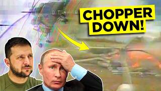 Ukraine’s IMPOSSIBLE STRIKE... $500 Weapon WIPES OUT $10M Russian Gunship