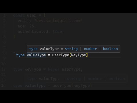 Get value types in TypeScript