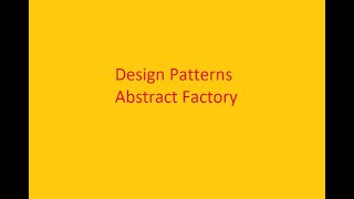 Abstract Factory | Design Patterns | Javascript #fullvideo