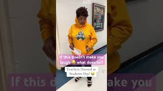 Teachers dress like students day hilarious name that student addition below!!! #students #teachers