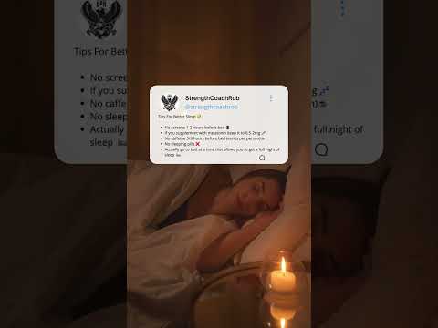 GET BETTER SLEEP WITH THESE TIPS!!!