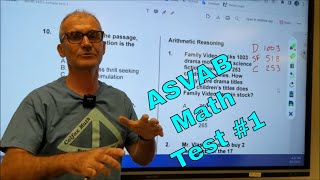 ASVAB Arithmetic Reasoning Practice Test Part 1 with Link