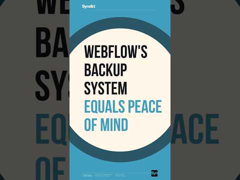 🛡️ Why Webflow’s Backup = Peace of Mind 💻✨