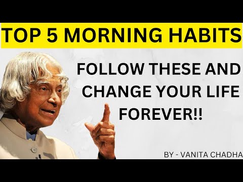 MIRACLE MORNING ROUTINE!! Top 5 Morning habits to help you become a better person||