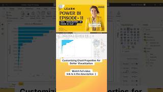 Customizing Charts Properties For Better Visualization #powerbi #dataanalytics #shorts