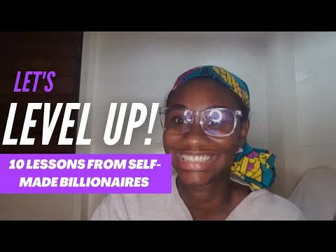 10 Lessons from Self-Made Billionaires