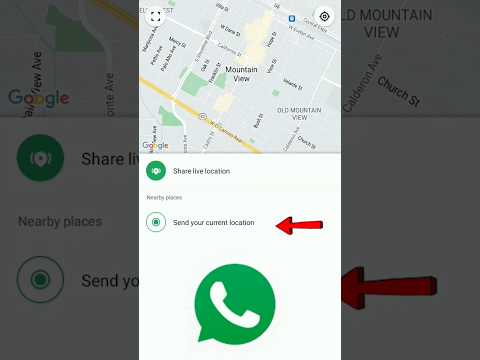 whatsapp live location kaise bheje| How to send live location onWhatsApp#shorts