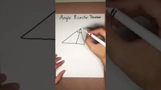 Angle Bisector Theorem #geometry #maths