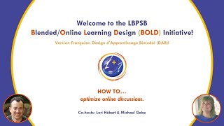 Archive BOLD 4: How to optimize online discussions.