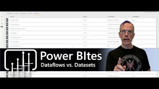 Dataflows vs.  Datasets