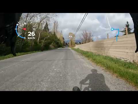 Cycling through Central Saanich. A ride on a BMC TeamMachine SLR01 3 from Hunt Rd to Lochside Drive.
