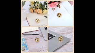 CaLeQi Desktop Ball Transfer Gyro Aluminum Alloy Kinetic Desk Toy Stress .