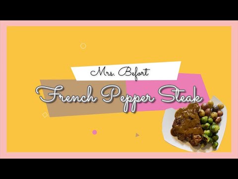 French Pepper Steak