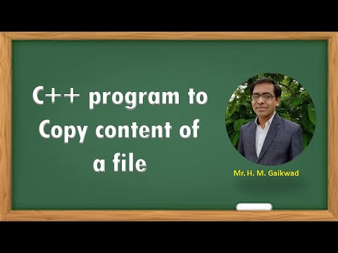 C++ program to copy a file