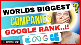Biggest Tech Companies in the World | Microsoft No.1, Google Shocked at 4!