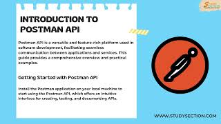 Learn API Access with Postman | A Complete Guide by StudySection