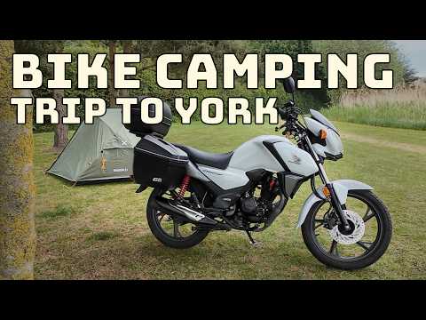 Motocamping in York with the CB125F (part 1/2)