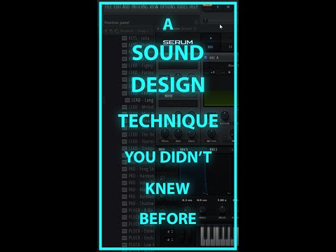 A sound design TECHNIQUE you didn't knew before.!#shorts
