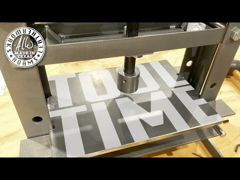 My New Bench Press & Brass Maker Stamps!