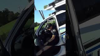 Cop Distracted by Phone Hits a Cyclist😬