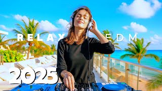 🌴 Tropical Summer Vibes 2025 | Chill Deep House Mix 🍸 | Ocean Sounds | Deep House Beats