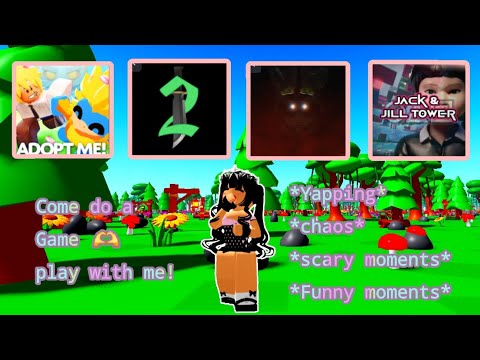 Come with me to do a fun roblox GAMEPLAY!|you must see this🫣|