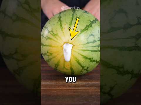 If you see a watermelon like this, don't cut it