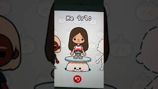 My Toca character VS me in real life! 💗 #tocaboca