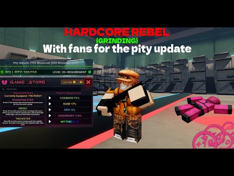 Grinding HARDCORE REBEL with FANS for MYTHICS in INK GAME!!