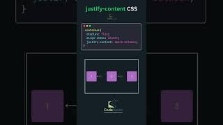 CSS Justify Content Explained in 30 Seconds! #shorts