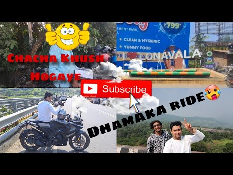 Mumbai To Lonavala😎 | RS 200 | Unforgettable Sunday Ride🥵 |1year done of my bike🤞|#subscribe #viral