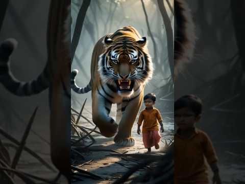 When courage meets kindness – the tiger and the little boy!#Shorts #Tiger#Unbelievabl #AnimalMagic
