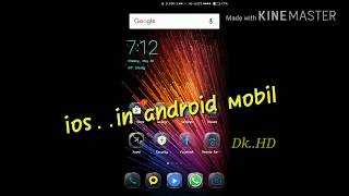 ios in  androids ....100% Work || ios thems || how to support ios in android mobil