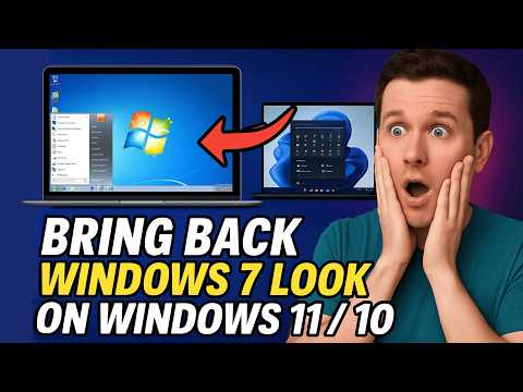 Bring Back Windows 7 Look on Windows 11 / 10 | Step-by-Step Transformation Guide (2025) @YOGIPCTUBE