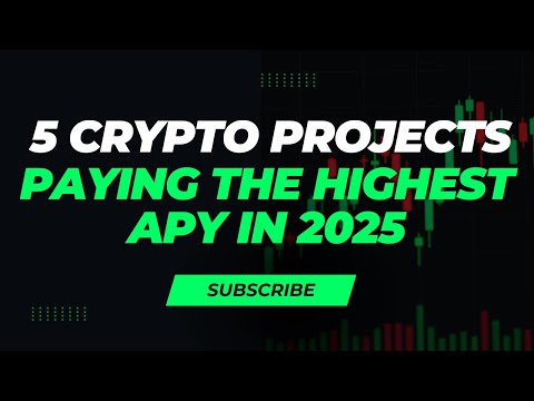 5 Crypto Projects Paying the Highest APY in 2025 (Low Risk Options!)