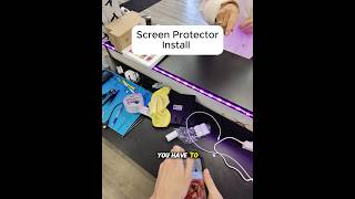 SCREEN PROTECTOR INSTALL!!! #brokenfix #smartphone #education #cellphone #tech #mobilephone