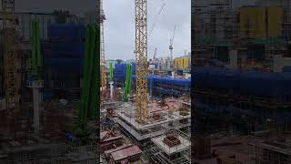 Huge construction work | High rise apartment work | #footingwork #column #sitework #civilengineering