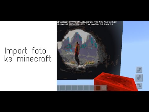 Tutorial mengimport foto ke minecraft