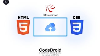 Upload html file to 000webhost || CodeDroid || #trending