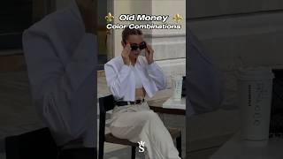Old Money Color Aesthetic 🤍 #oldmoney #outfitcombo #fashioninspo #chicfashion