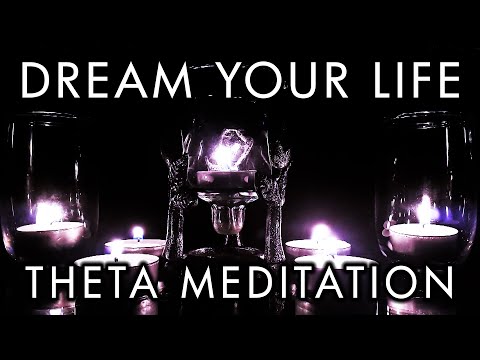 Dream Your Life Under This THETA 6hz Meditation Track With a Symbolic Candle Scene.