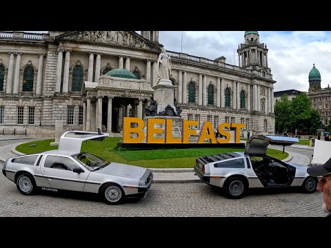 DeLoreans at Belfast City Hall #DeloreanRevival
