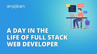 A Day In The Life Of Full Stack Web Developer | Life Of Full Stack Developer | #Shorts | Simplilearn