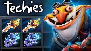 OMG x2 Divine Rapier + x2 Moonshard🔥🔥🔥Techies Insane Attack Range + Damage Burst 57Kills | Dota 2