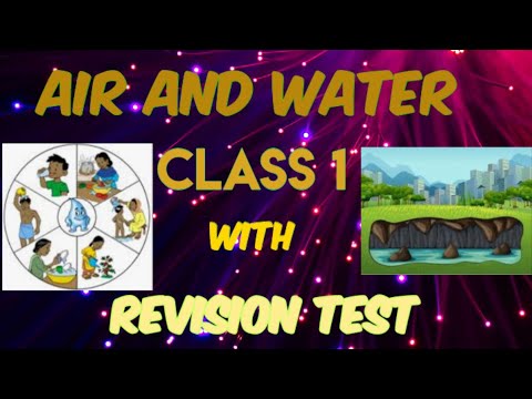 Air And Water Class 1|Science|Environmental Studies|Revision Time