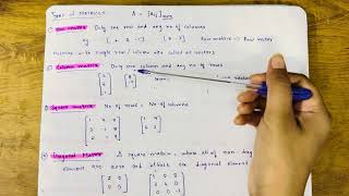 Types of Matrices - Part 1