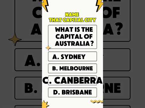 Think you know world capitals? 🌍Test your geography skills with these 10 quick