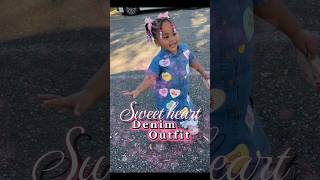 Custom Valentine’s outfit for me & my girls 💛💗💜 #valentineoutfit #mommyandmefashion #customdesign