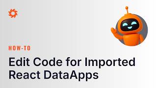 How to Edit Code for imported React JS DataApps